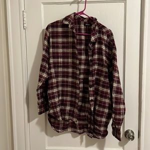 Madewell shirt jacket plaid